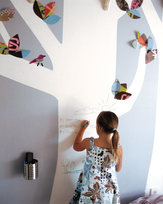 Crayola's Dry Erase Wall Paint Is So Incredibly Creative (& Clean!)